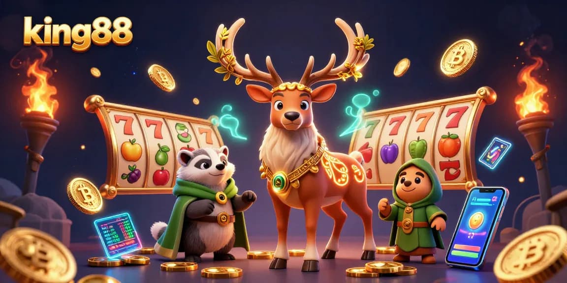 Experience king88’s thrilling slot adventures with vibrant characters and exciting game elements.