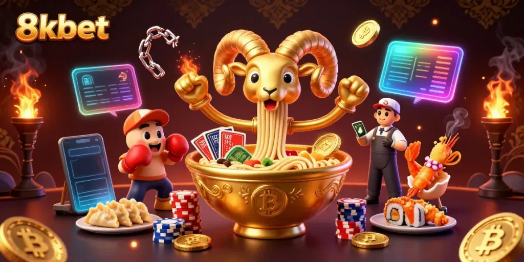Experience exciting 8xbet gaming with dynamic characters and vibrant casino elements.