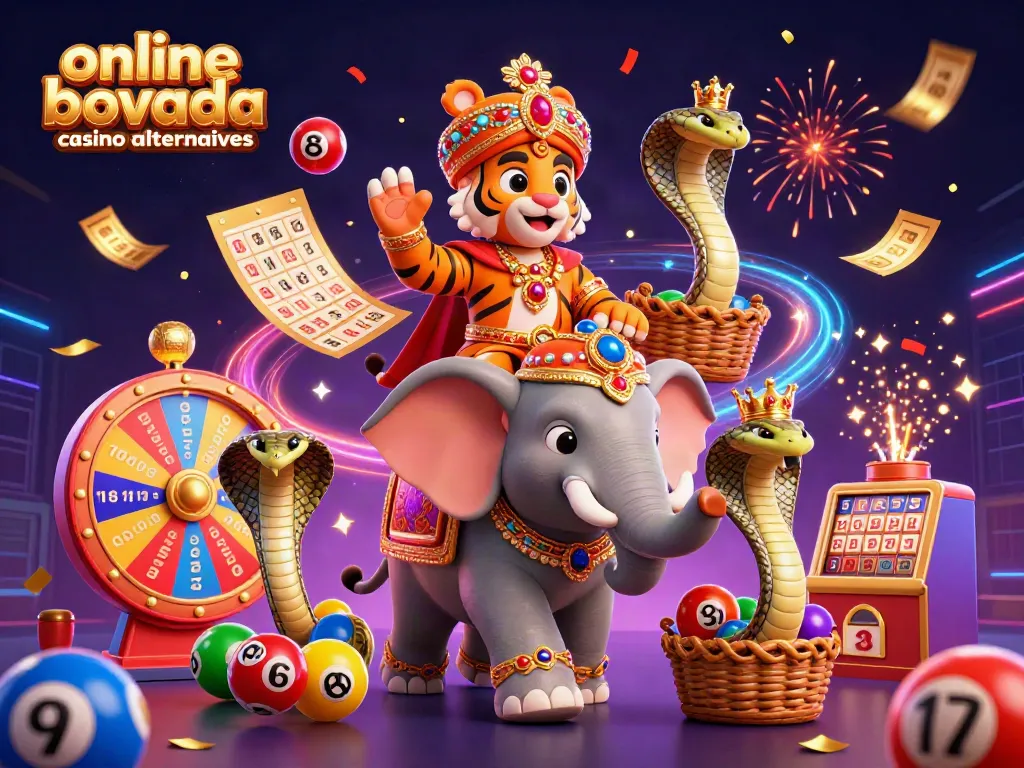 Engage with online Bovada casino alternatives through vibrant gaming elements and magical atmosphere.