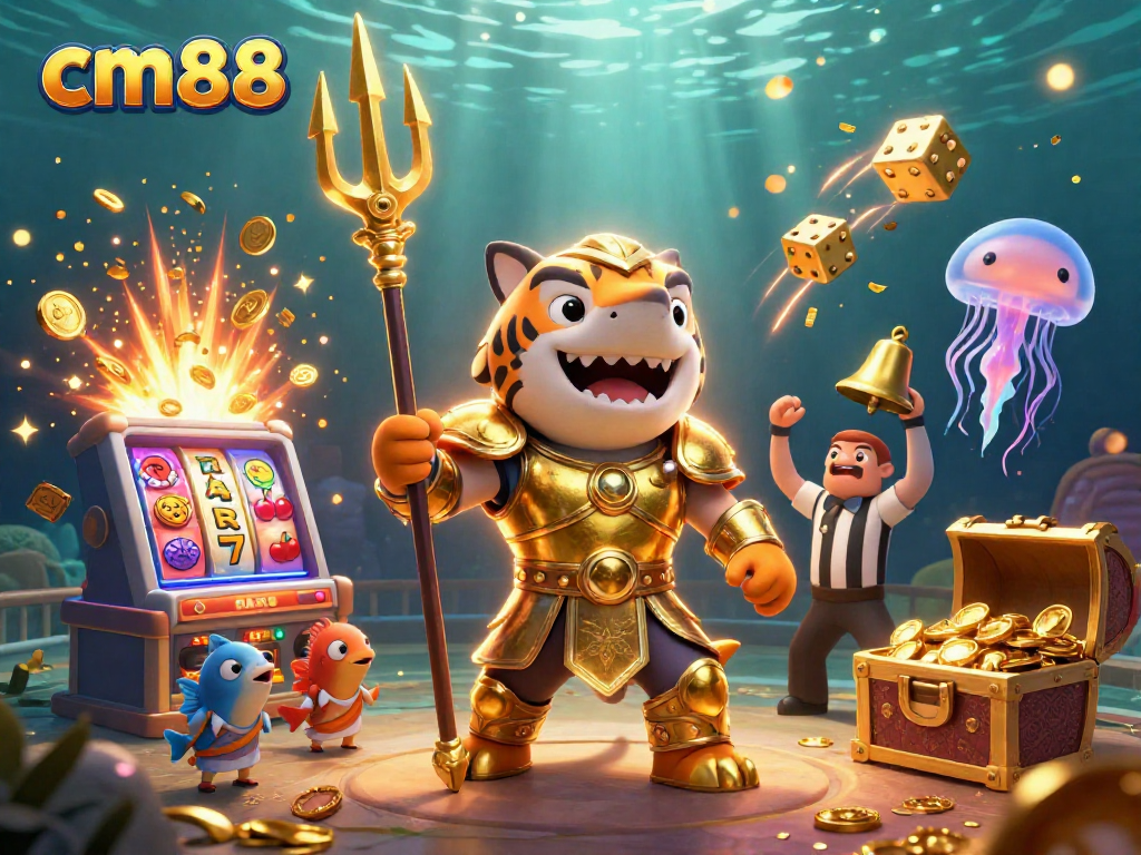 Experience excitement with cm88's energetic underwater casino adventure featuring thrilling gaming elements.