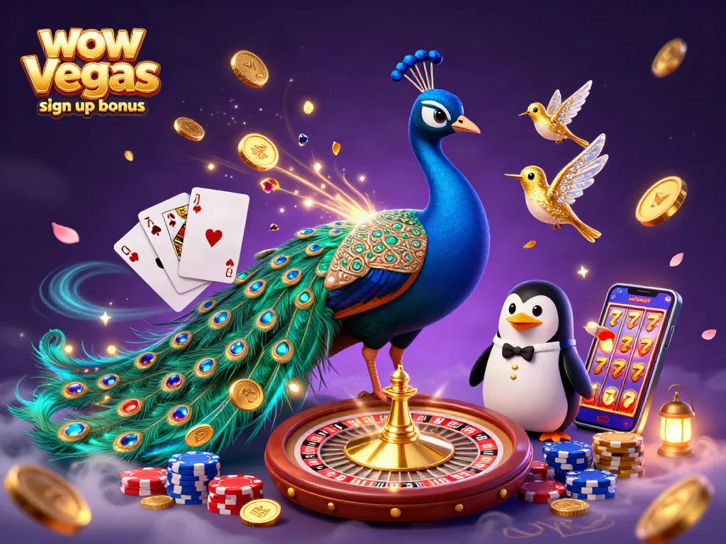 Play and win with exciting offers featuring the wow vegas sign up bonus, vibrant game elements, and attractive characters in a lively casino atmosphere.
