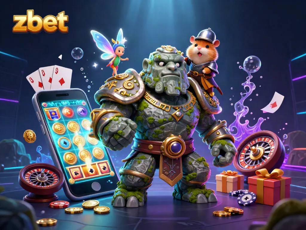 Experience thrilling gameplay at zbet with unique characters and vibrant casino elements.