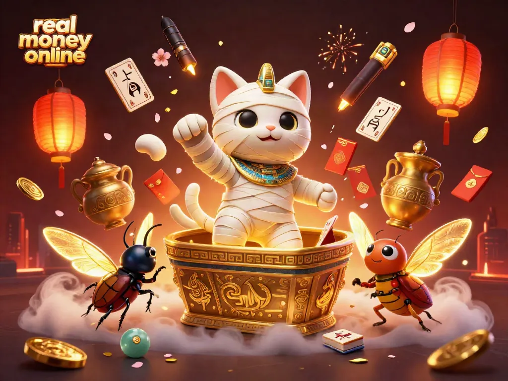 Experience the excitement of a real money casino online with vibrant characters and game elements.