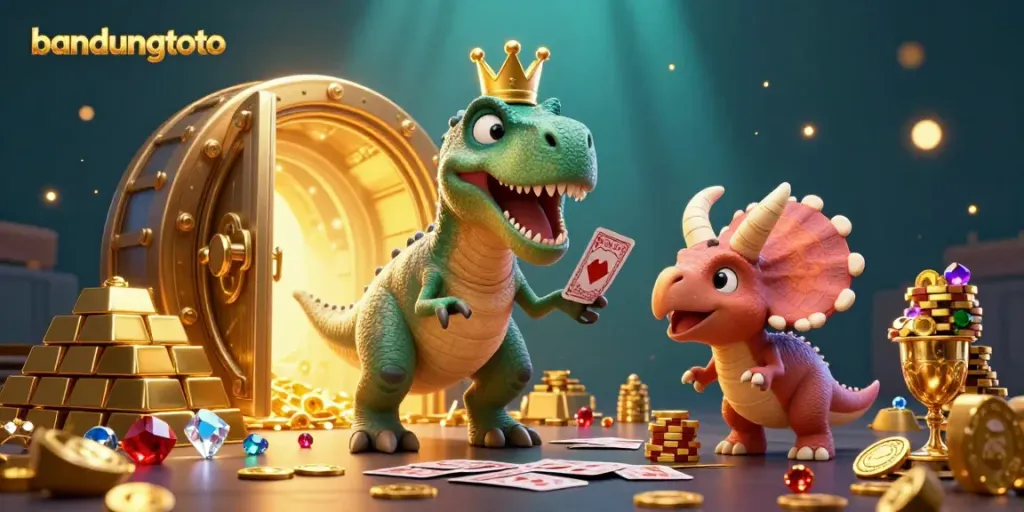 Engage in thrilling gameplay at bandungtoto with vibrant 3D characters and dynamic casino elements.