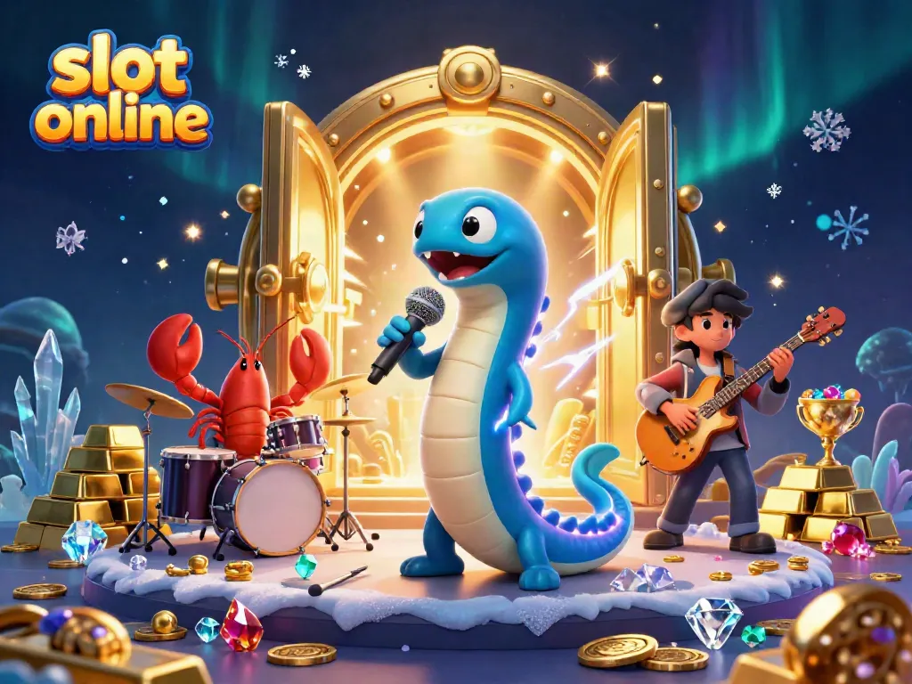 Experience thrilling gameplay with slot online in this vibrant underwater casino scene featuring dynamic characters.