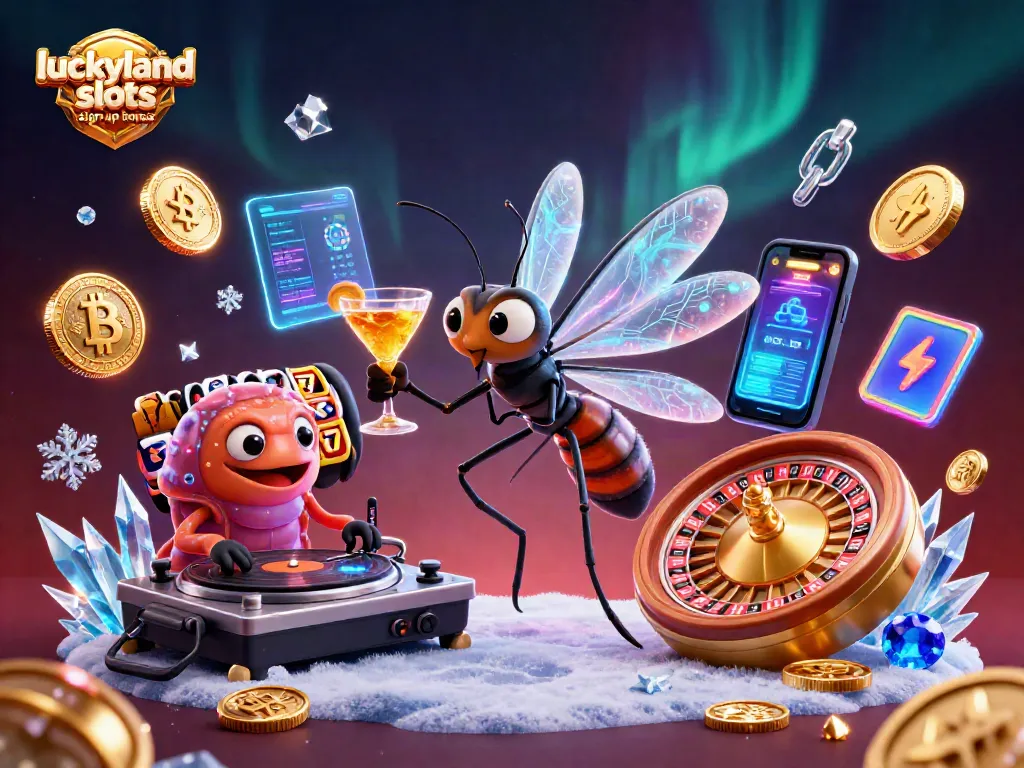 Join the fun with the luckyland slots sign up bonus, featuring vibrant casino characters and elements.