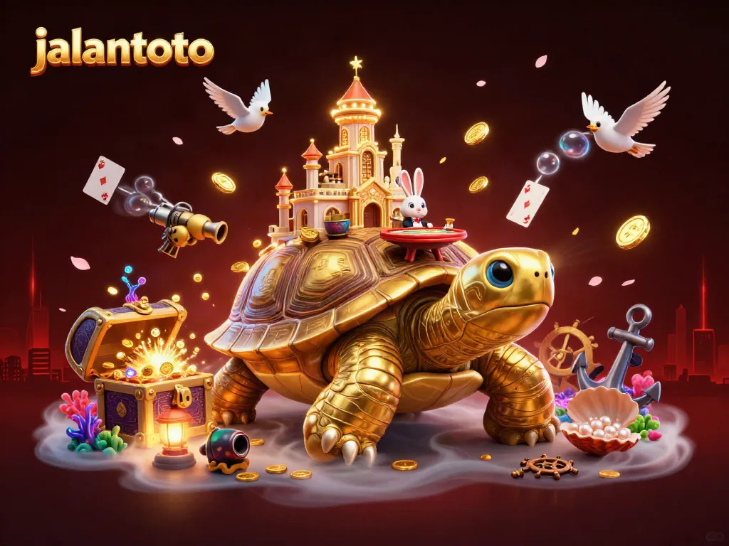 Permainan togel jalantoto di bawah sinar bulan dengan penyu emas dan dealer kelinci, menghiasi suasana berbahaya ini.