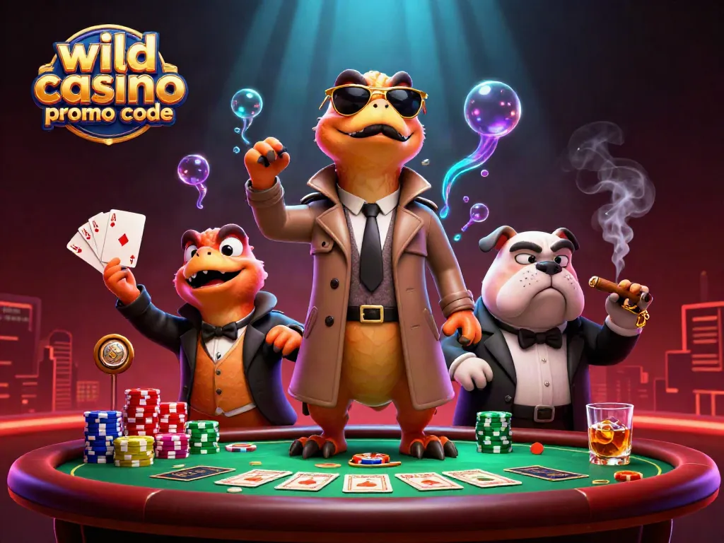 Experience the thrill of winning with the wild casino promo code while raptors make a hilarious entrance!