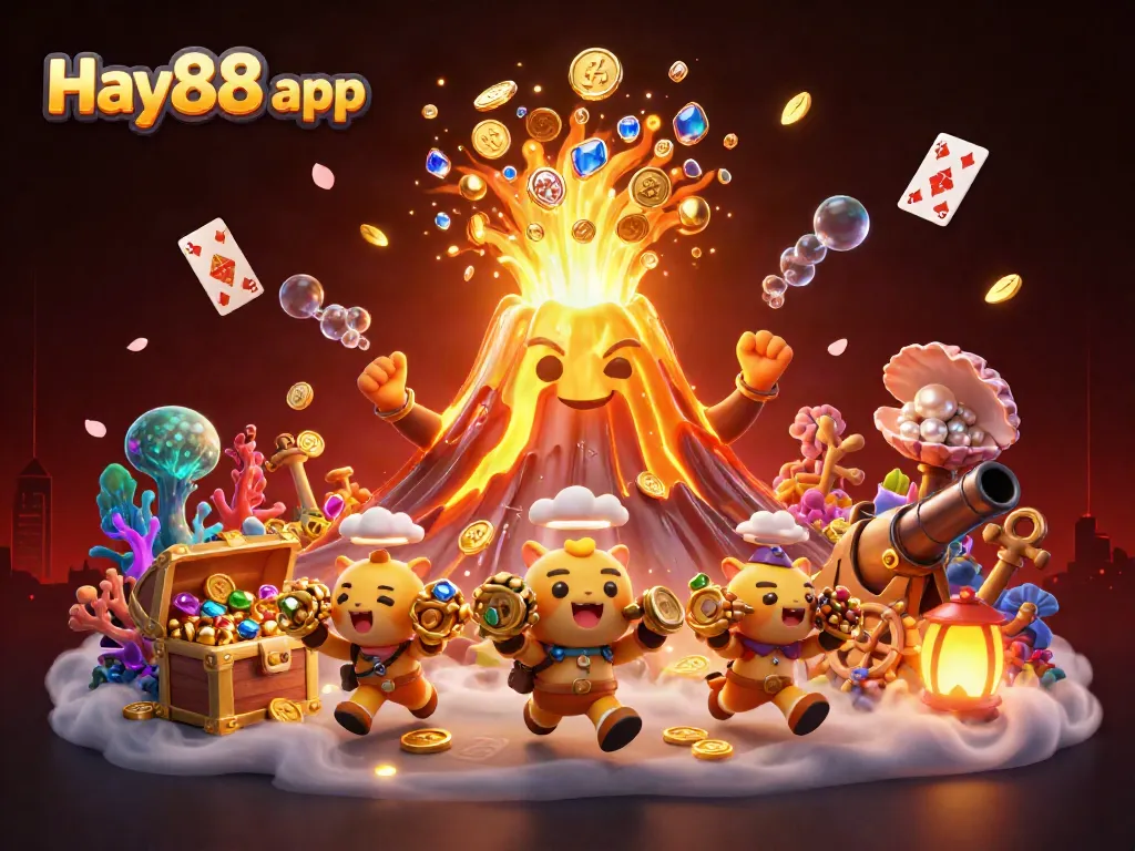 Play exciting games with Hay88 app while enjoying rich 3D visuals of animated treasures.